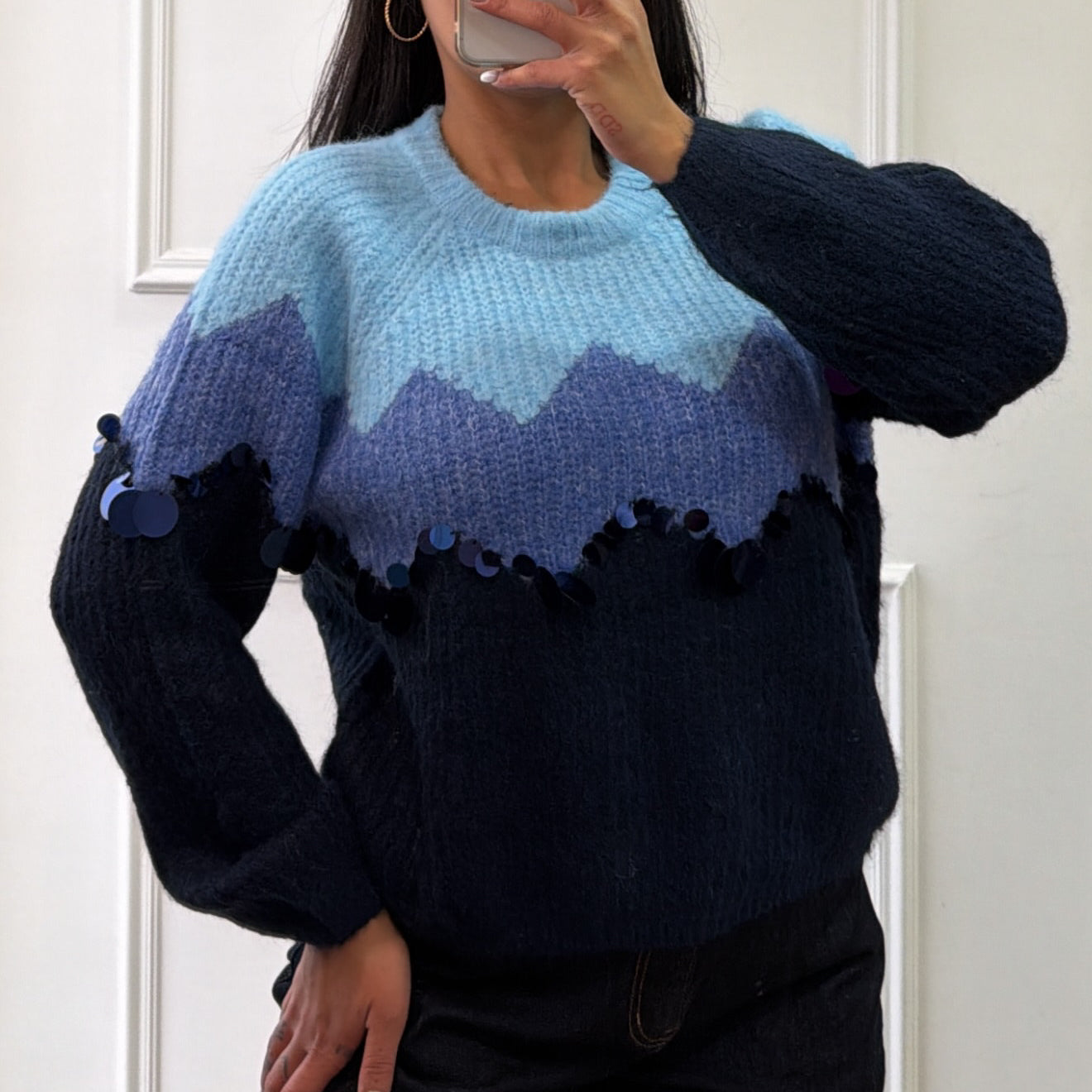 Pull paillettes