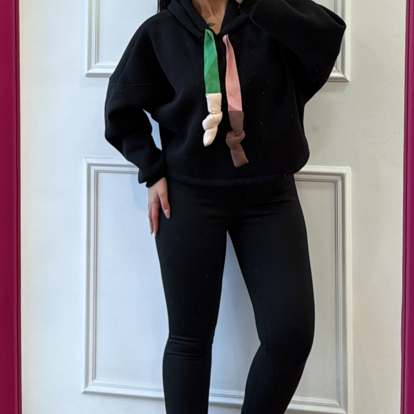 Leggins caldo cotone felpato