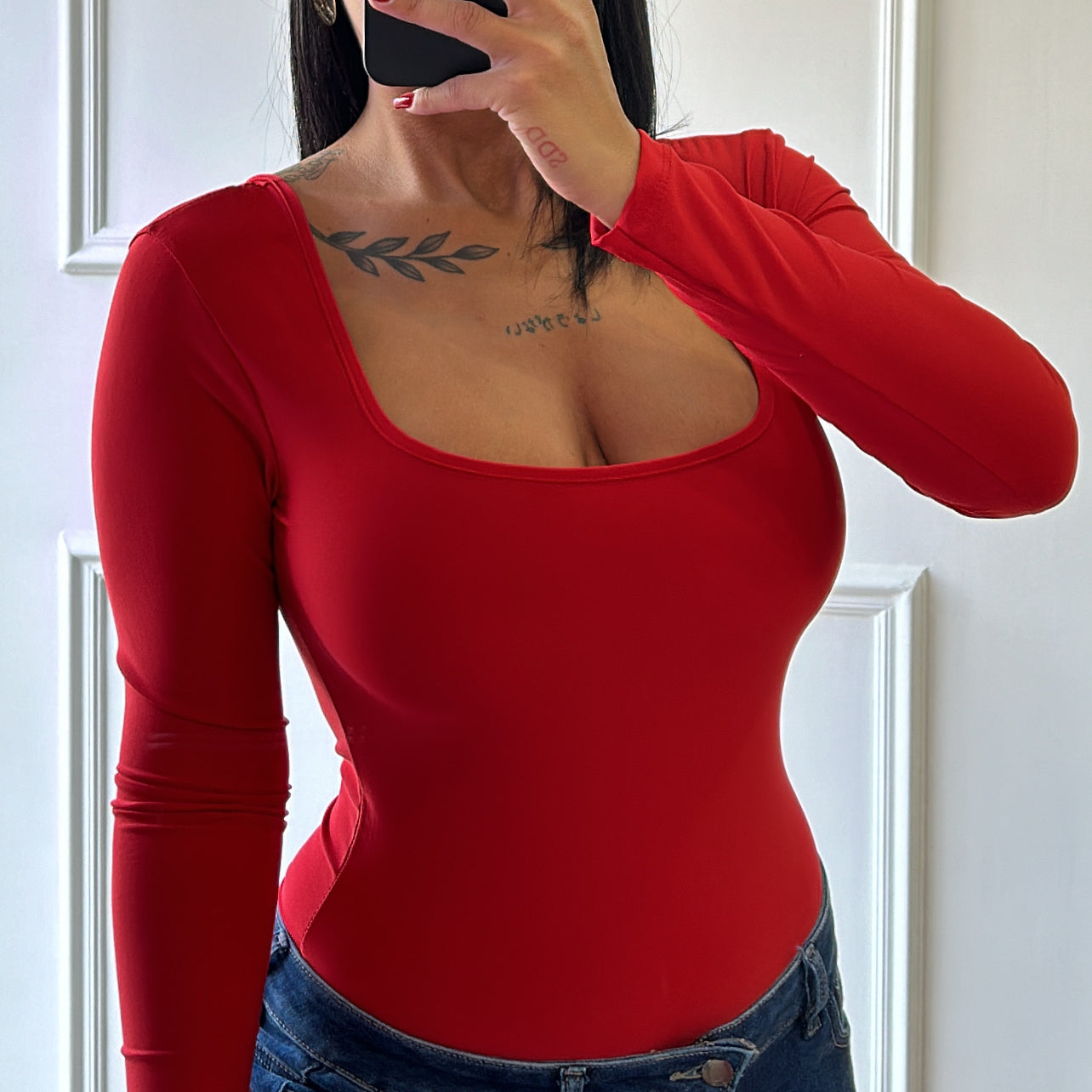 Body scollo quadrato