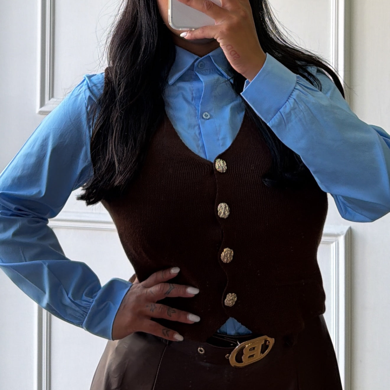 Camicia Basic In Cotone