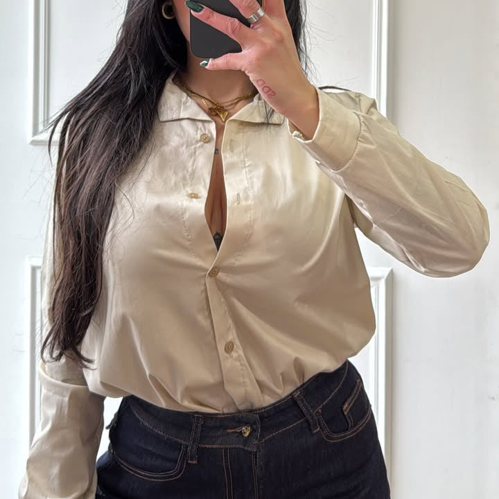 Camicia Basic In Cotone