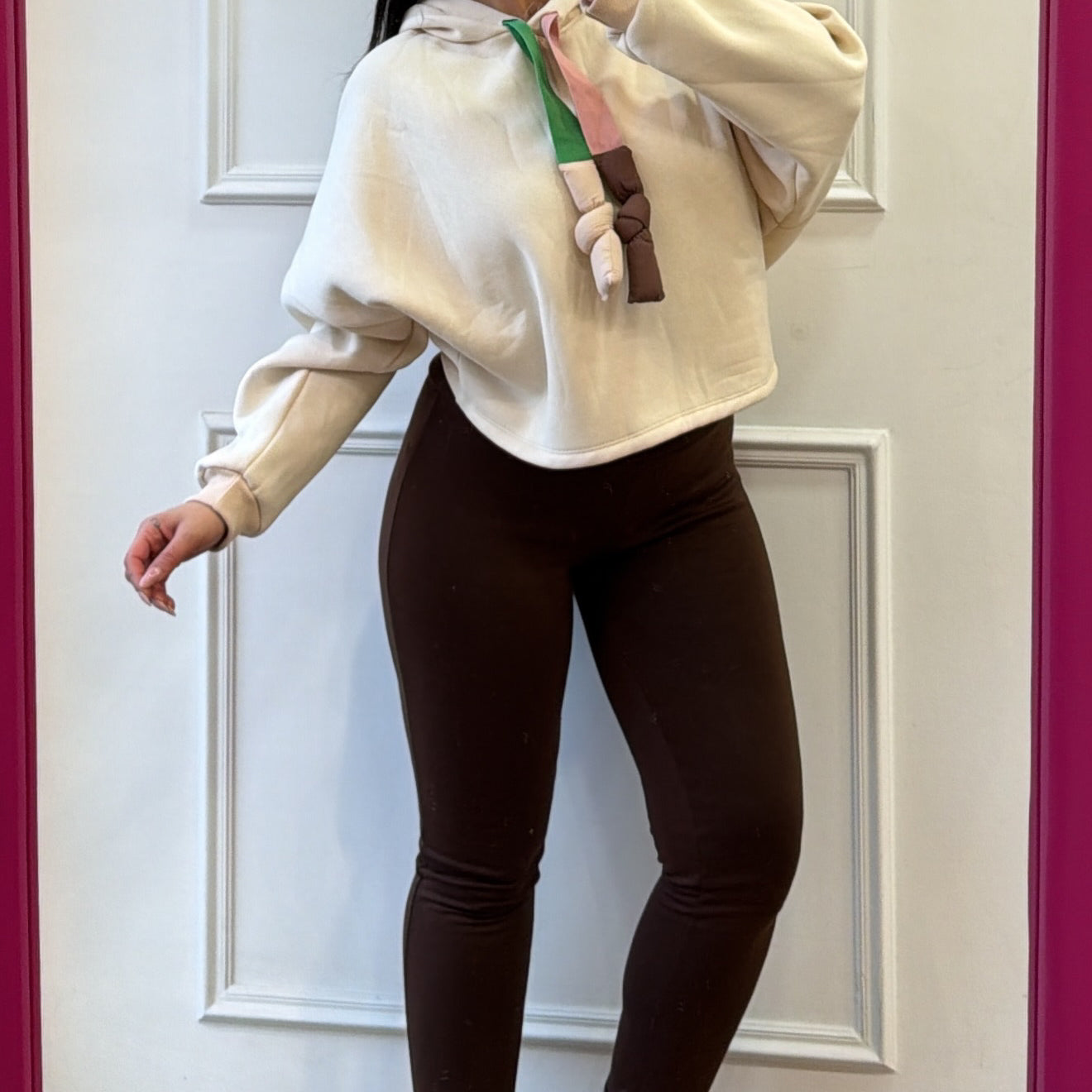 Leggins caldo cotone felpato