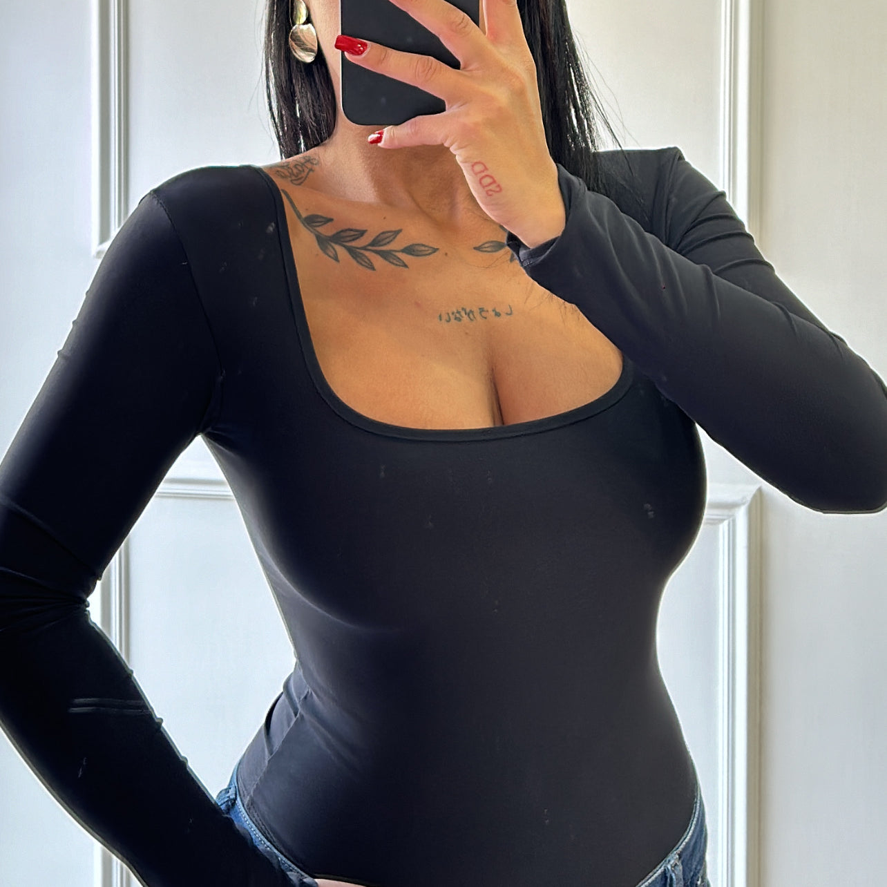 Body scollo quadrato