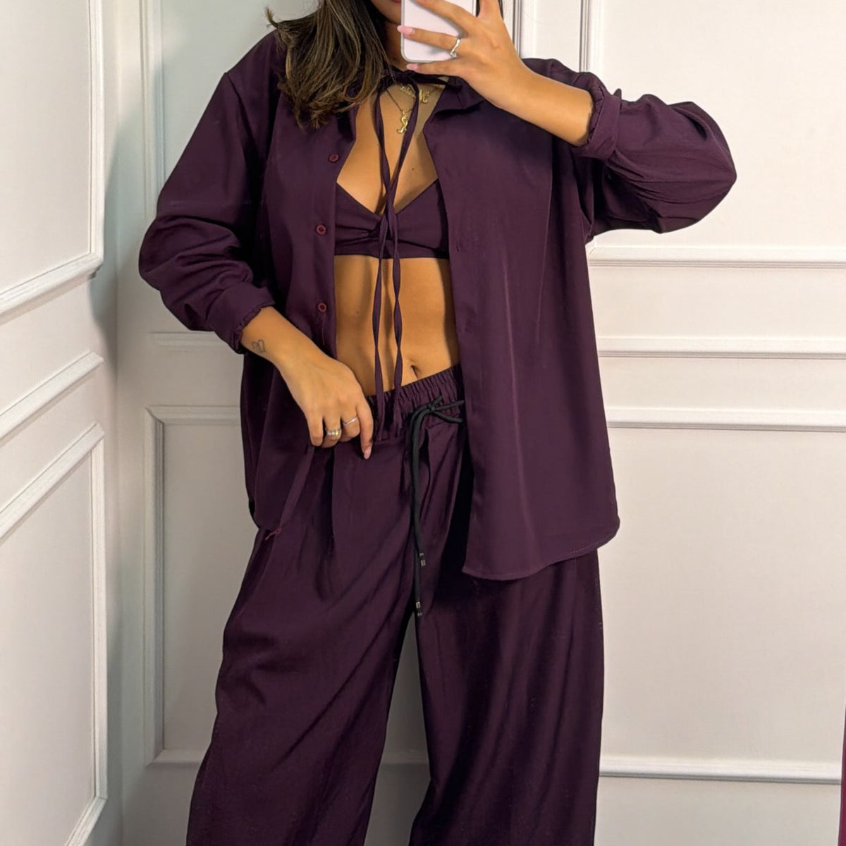 Cordset BURGUNDY