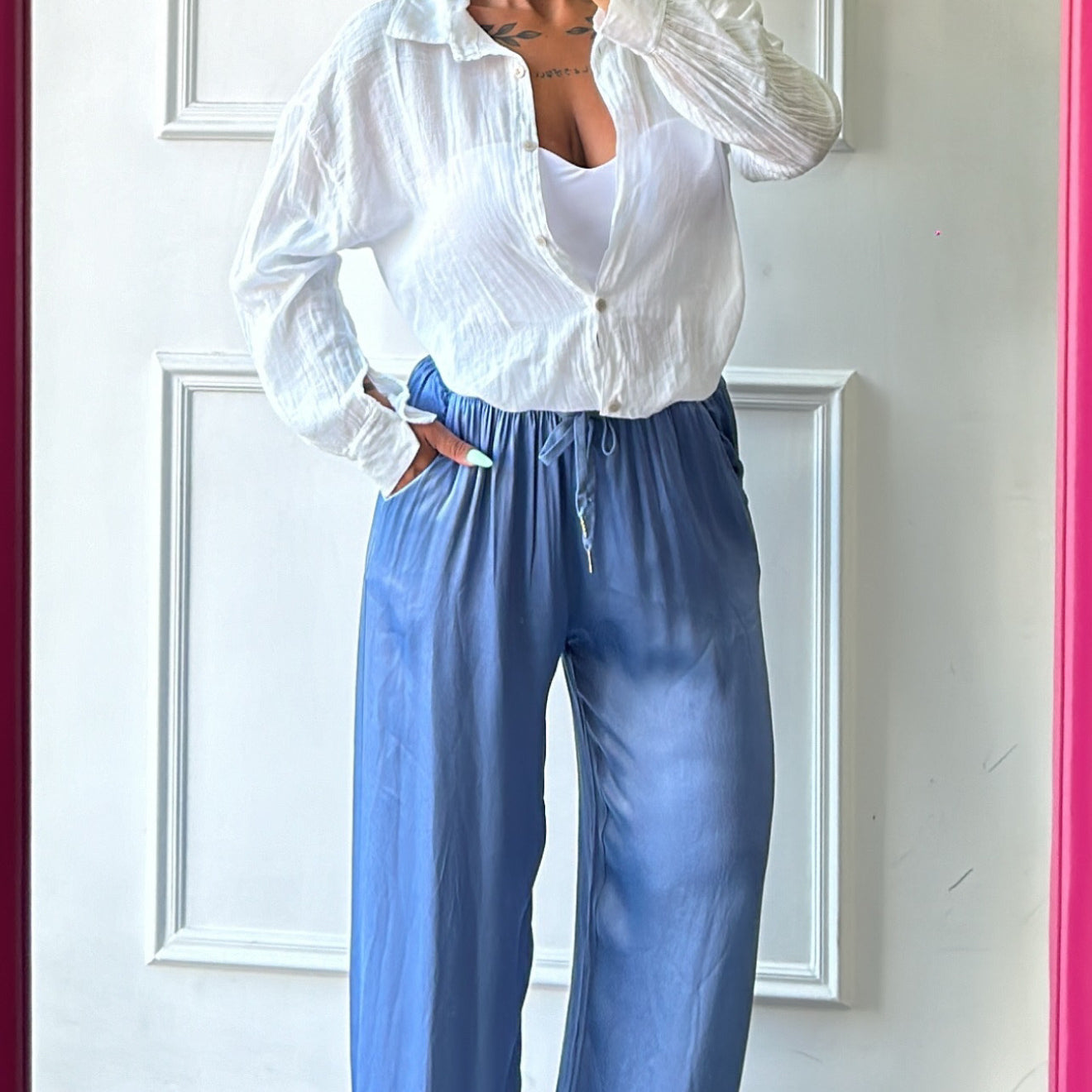 Pantalone Satin