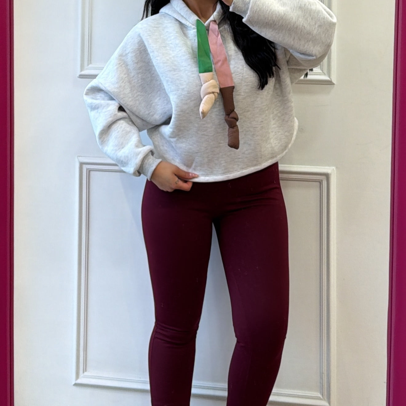 Leggins caldo cotone felpato