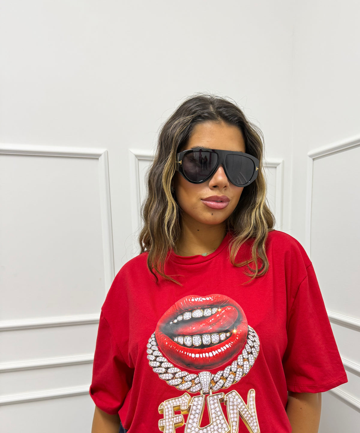 T-shirt Fun rossa