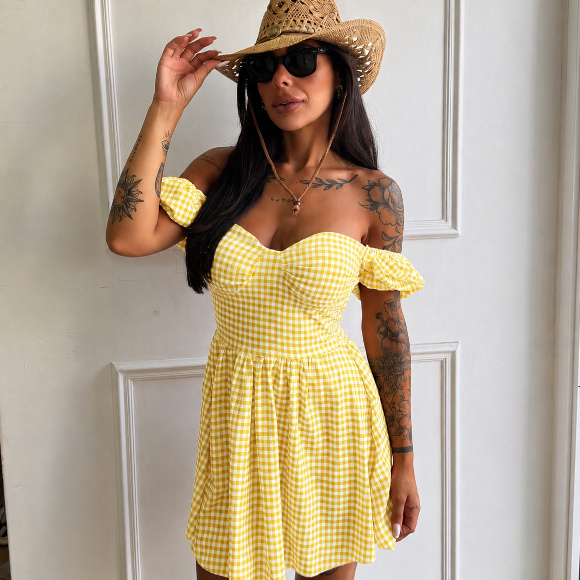 Dress quadretti Capri