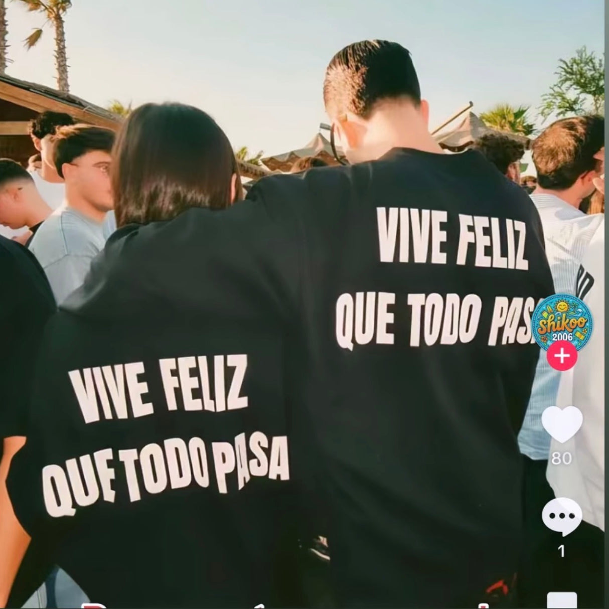 T-Shirt vive feliz