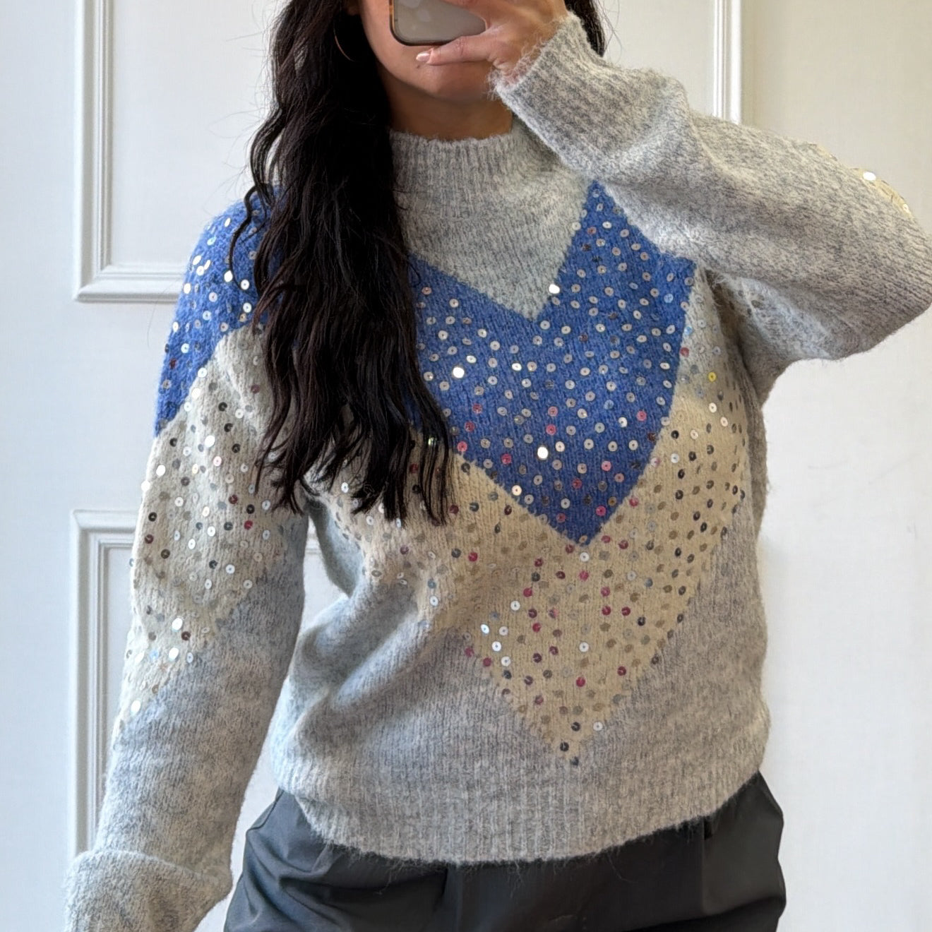 Pull paillettes