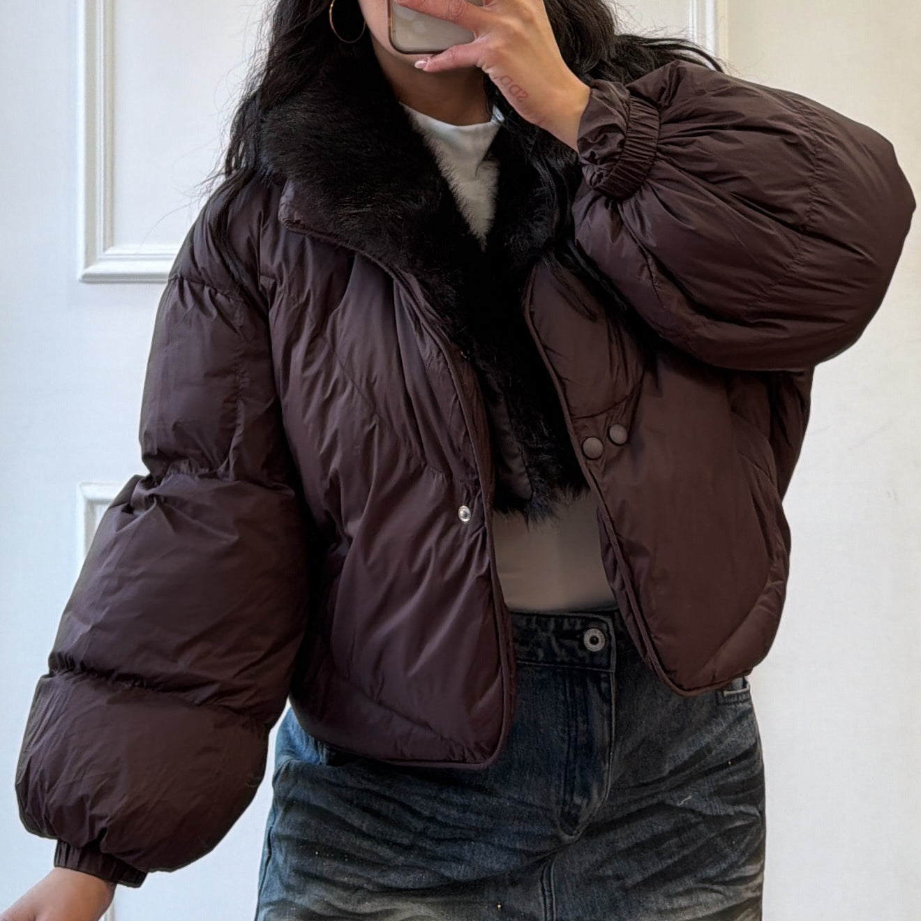 BOMBER CROP GABRY